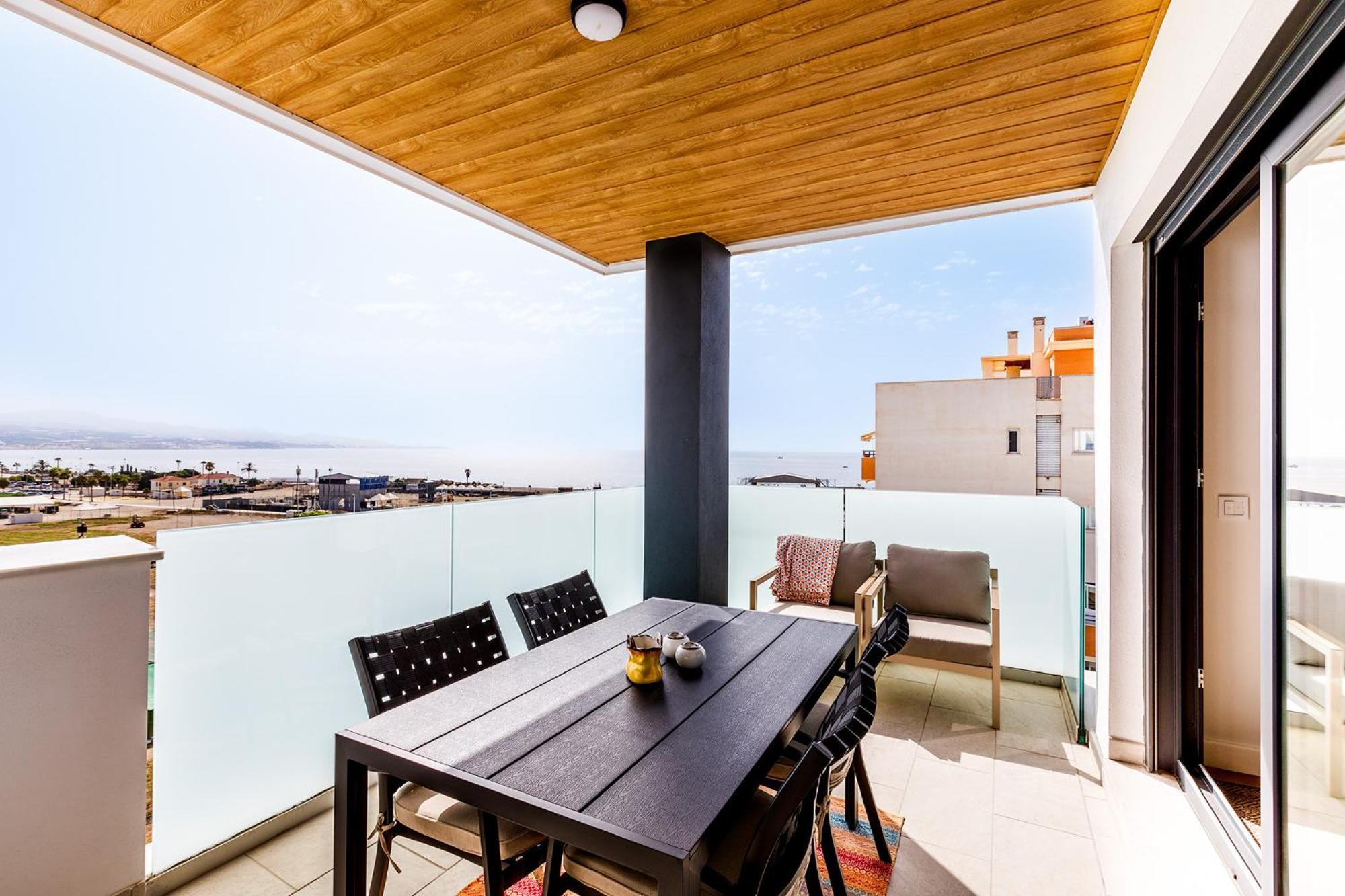 Ferienwohnung A&N Atico Vista Al Mar Torre Del Mar Exterior foto