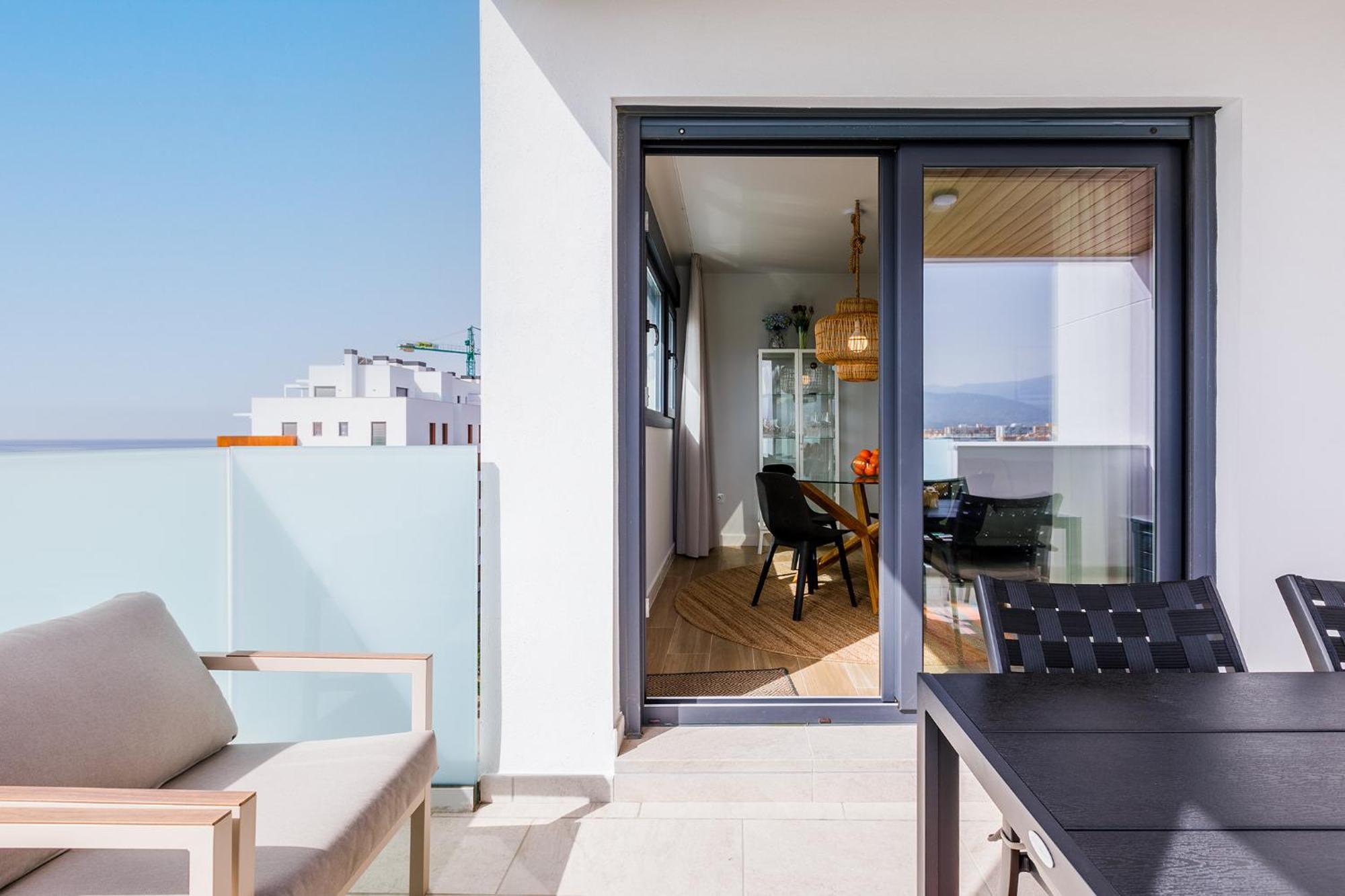 Ferienwohnung A&N Atico Vista Al Mar Torre Del Mar Exterior foto